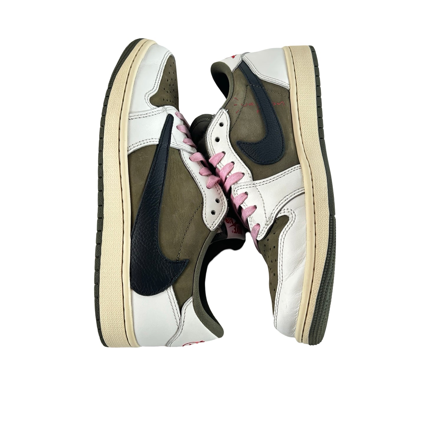 DM7866 200 Jordan 1 Retro Low OG SP Travis Scott Medium Olive [USED] - 9 M (Used9)