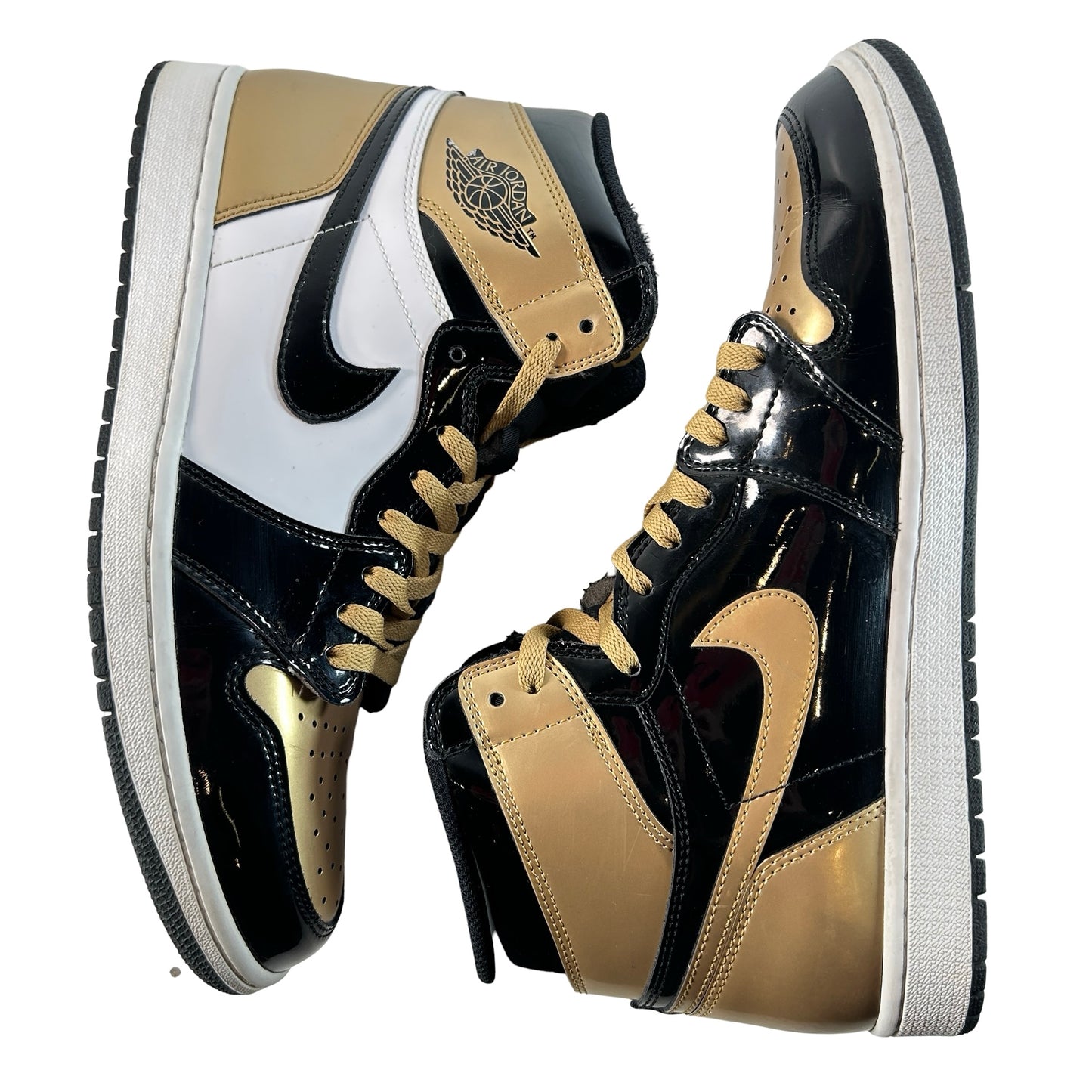 861428 007 Jordan 1 Retro High NRG Patent Gold Toe [USED] - 11.5 M (Used2)