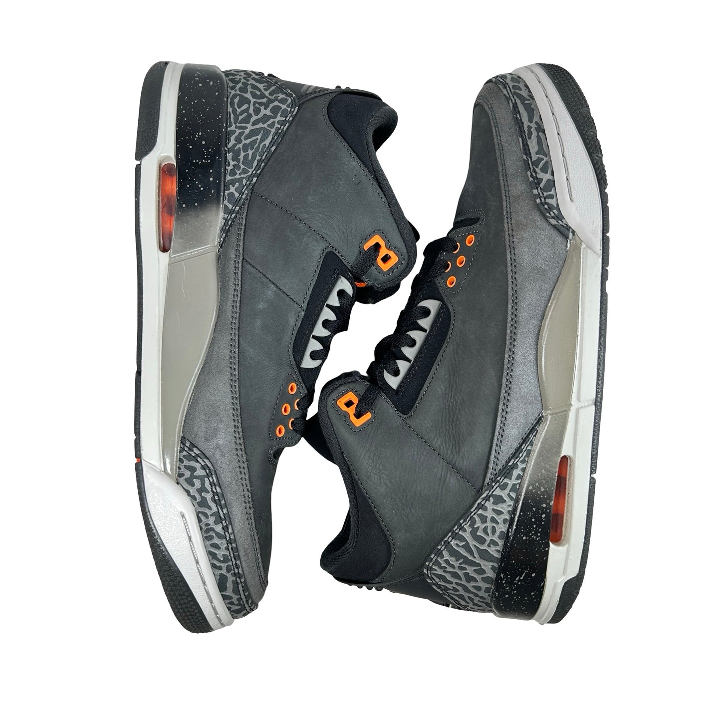 CT8532 080 Jordan 3 Retro Fear Pack (2023) [USED] - 10 M (Used) (No Box)