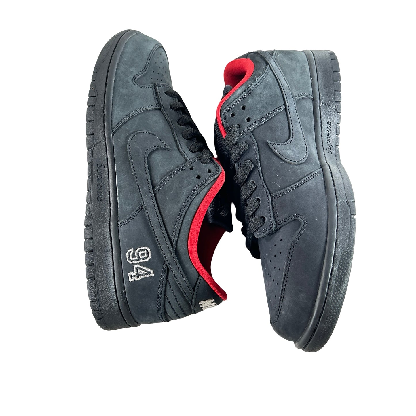 HQ8487 001 Nike SB Dunk Low Supreme 94 Black [USED] - 9 M (Used)