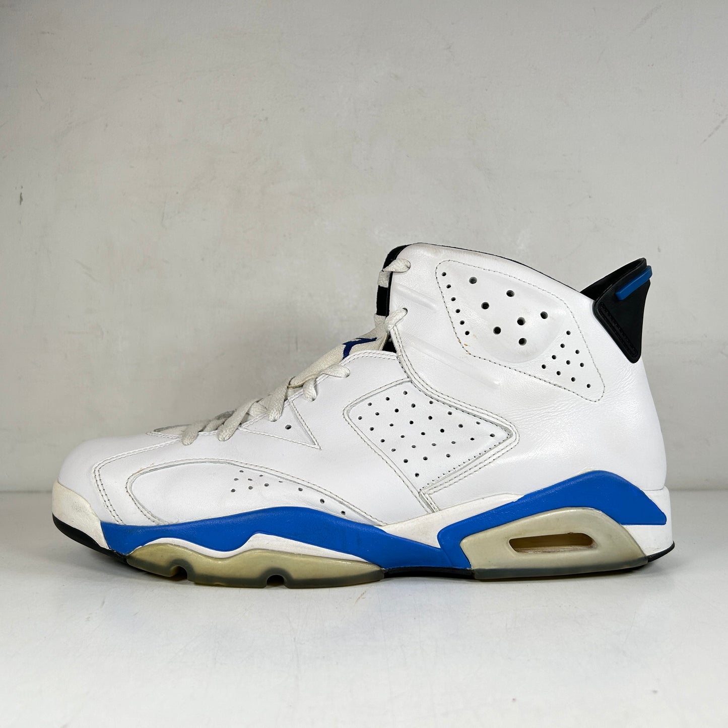 384664 107 Jordan 6 Retro Sport Blue (2014) [USED] - 14 M (Used) (No Box)