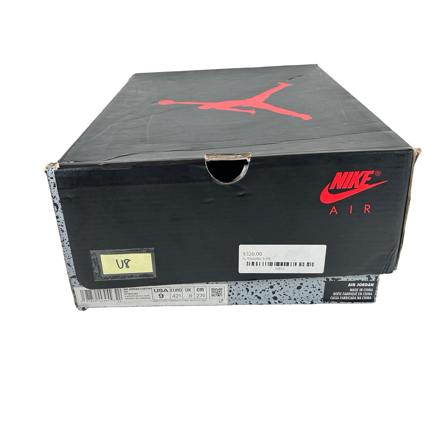 HF3975 001 Jordan 5 Retro OG Black Metallic Reimagined [USED] - 9 M (Used8)