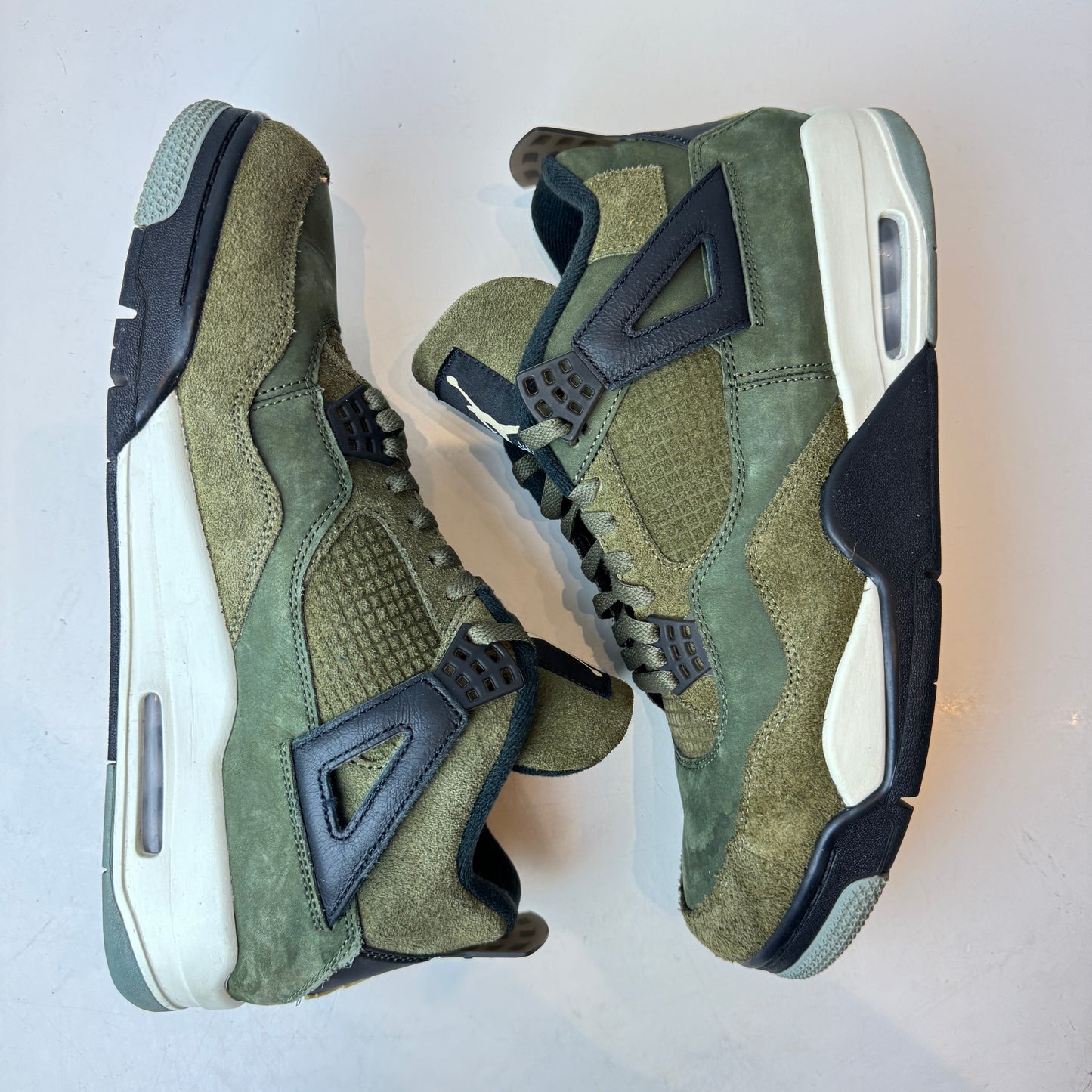 FB9927 200 Air Jordan 4 Craft Medium Olive [USED] - 12 M (Used)