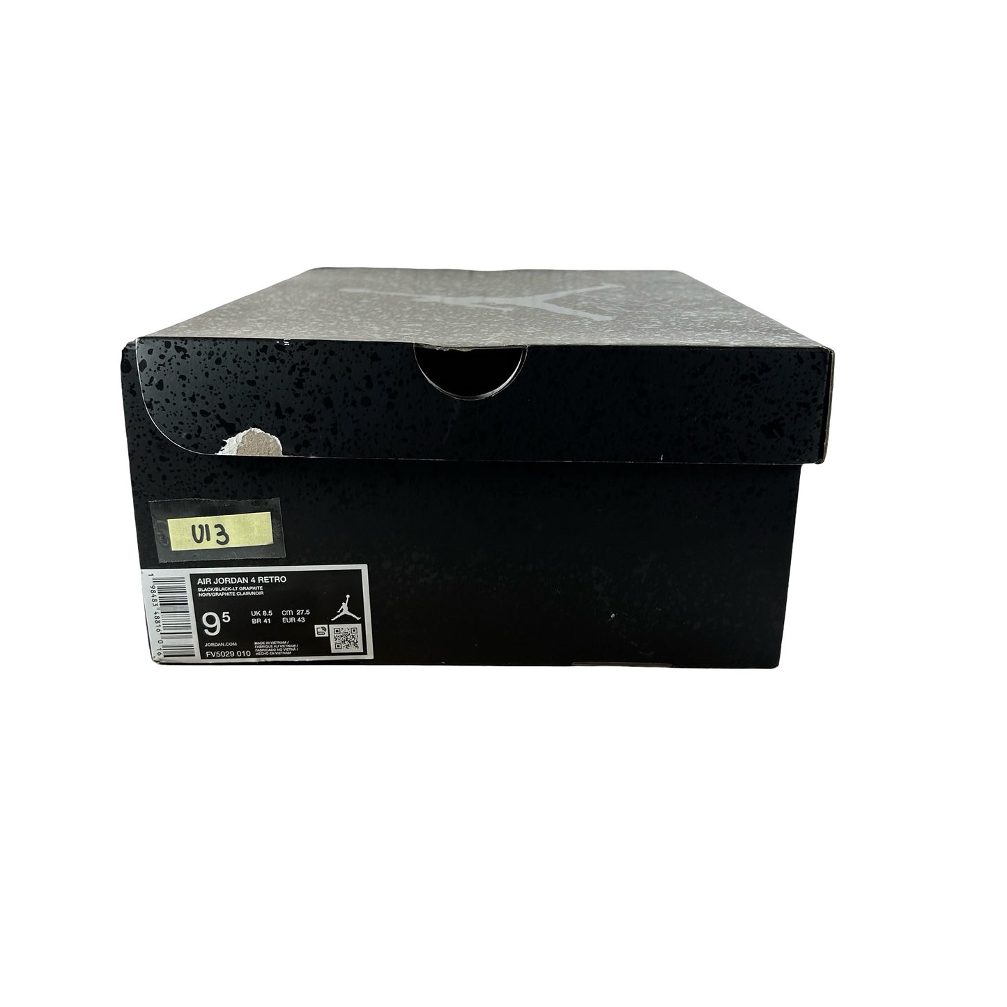 FV5029 010 Jordan 4 Retro Black Cat (2025) [USED] - 9.5 M (Used13)