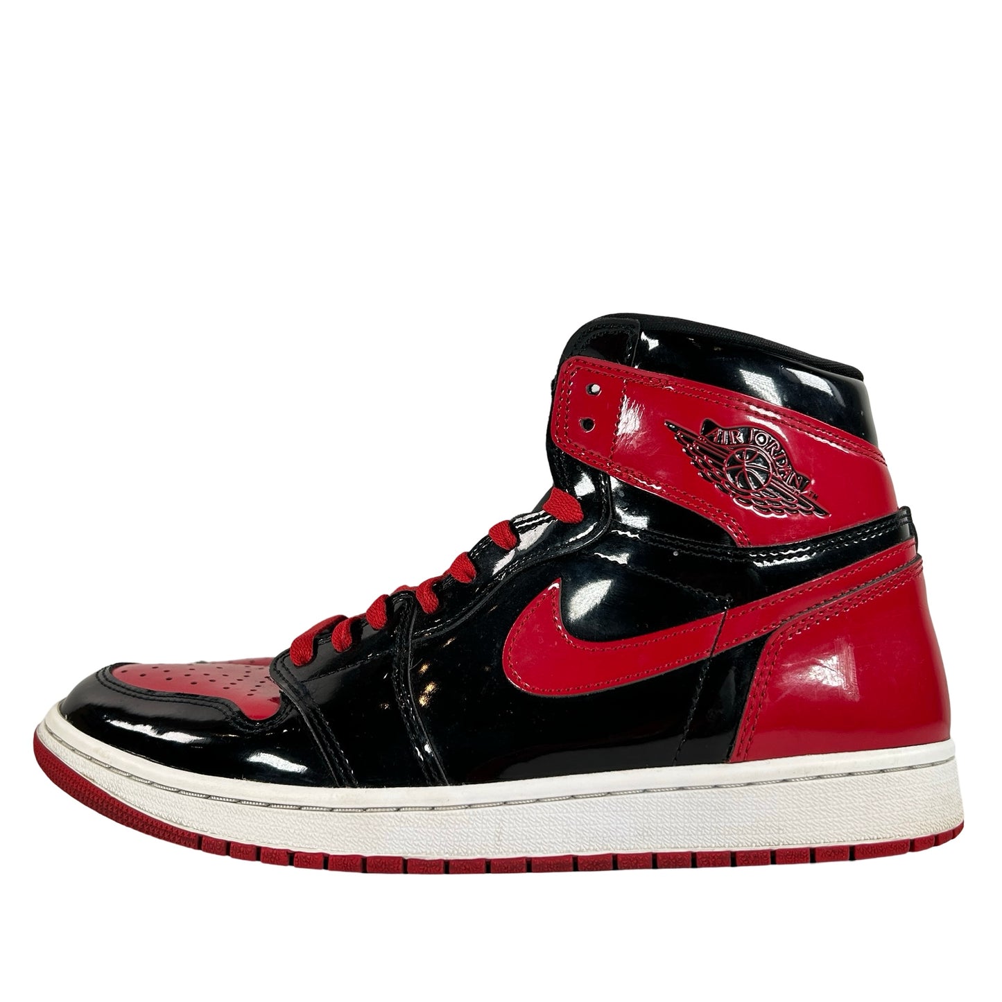 555088 063 Jordan 1 Retro High OG Patent Bred [USED] - 11 M (Used) (No Box)