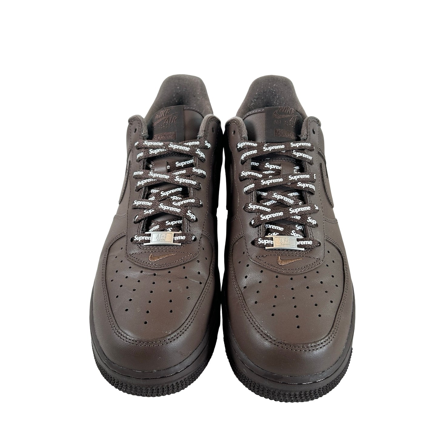 CU9225 200 Nike Air Force 1 Low Supreme Baroque Brown [USED] - 11 M (Used)