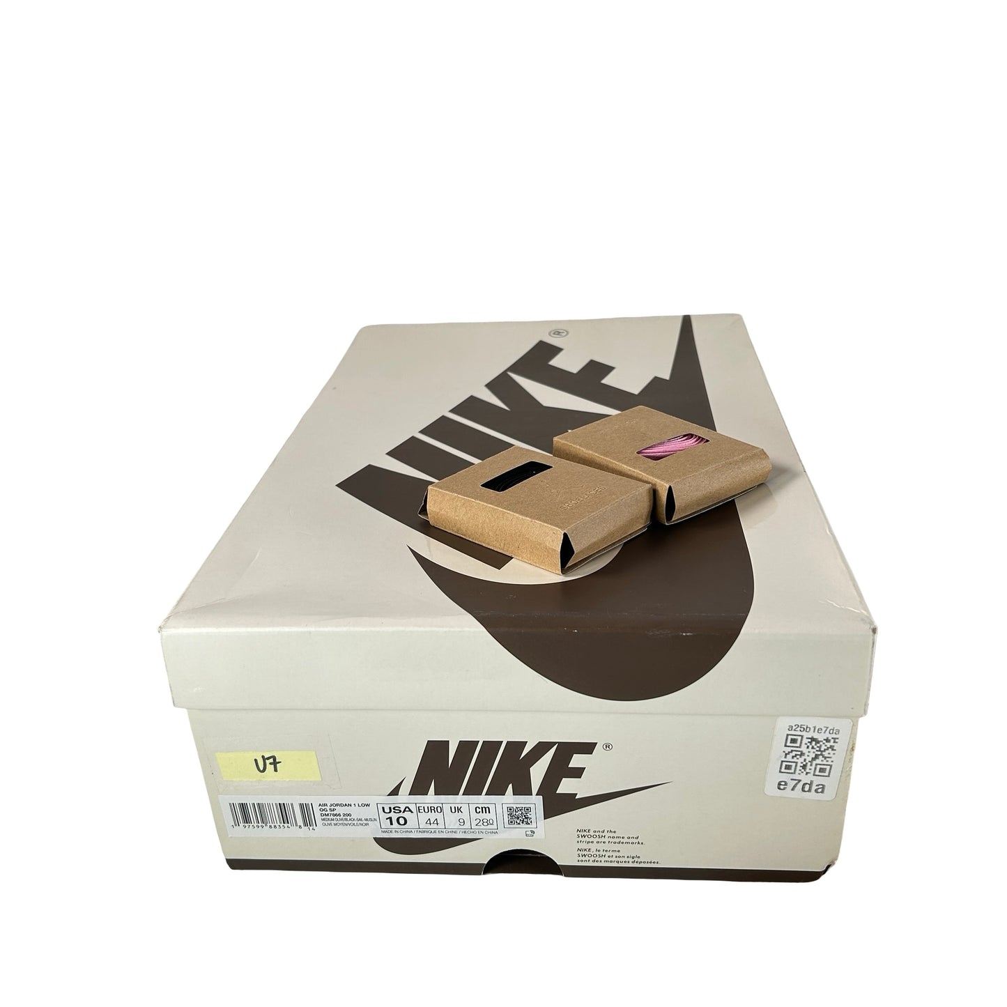 DM7866 200 Jordan 1 Retro Low OG SP Travis Scott Medium Olive [USED] - 10 M (Used7)
