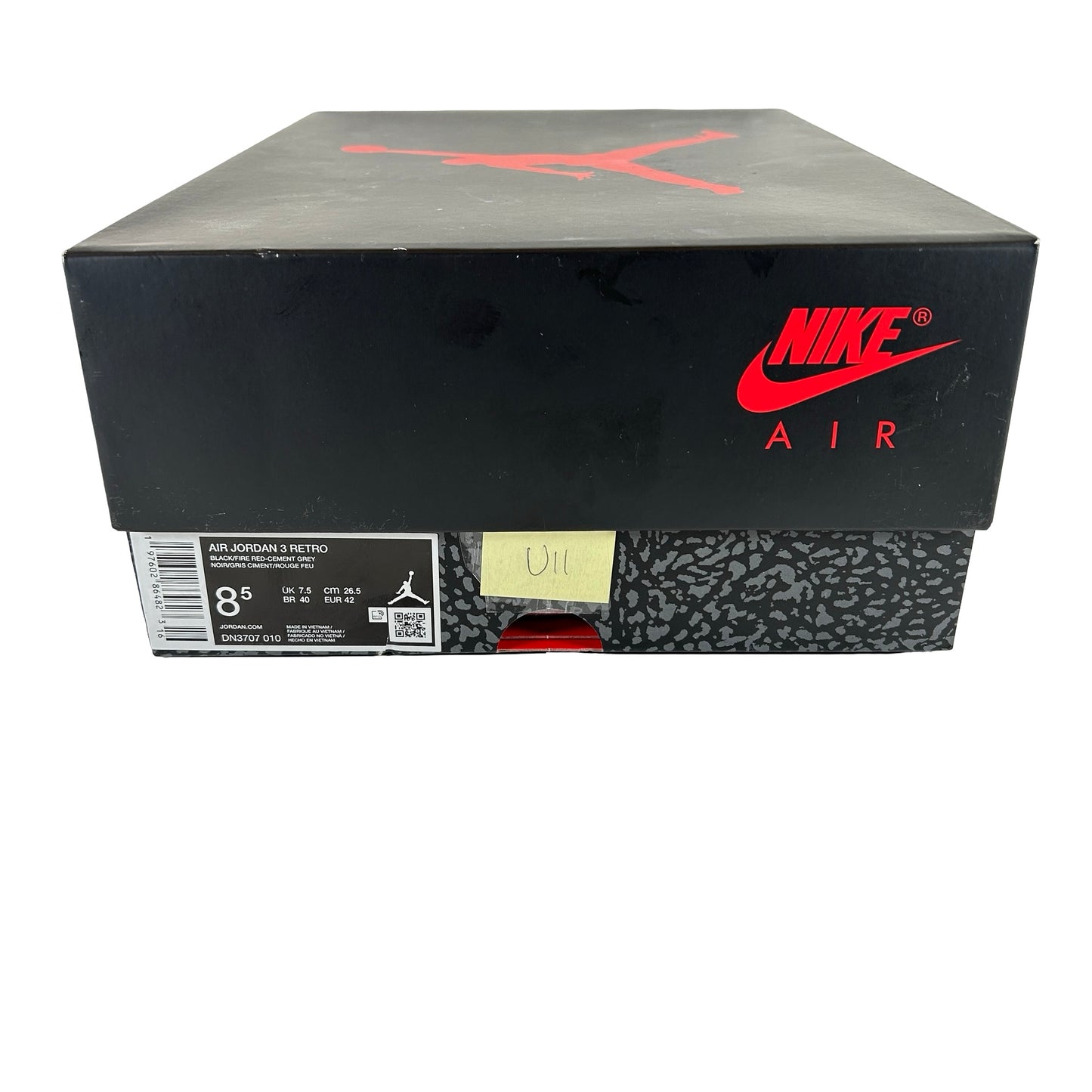 DN3707 010 Jordan 3 Retro Black Cement Reimagined (2024) [USED] - 8.5 M (Used11)