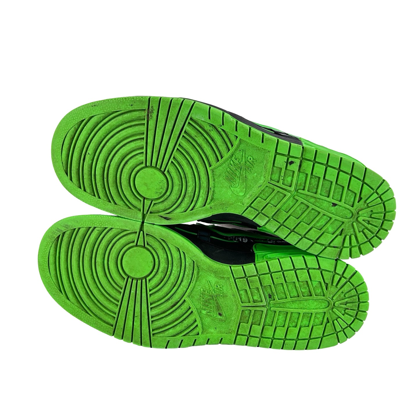 CU6015 001 Nike Air Rubber Dunk Off-White Green Strike [USED] - 12 M (Used4)