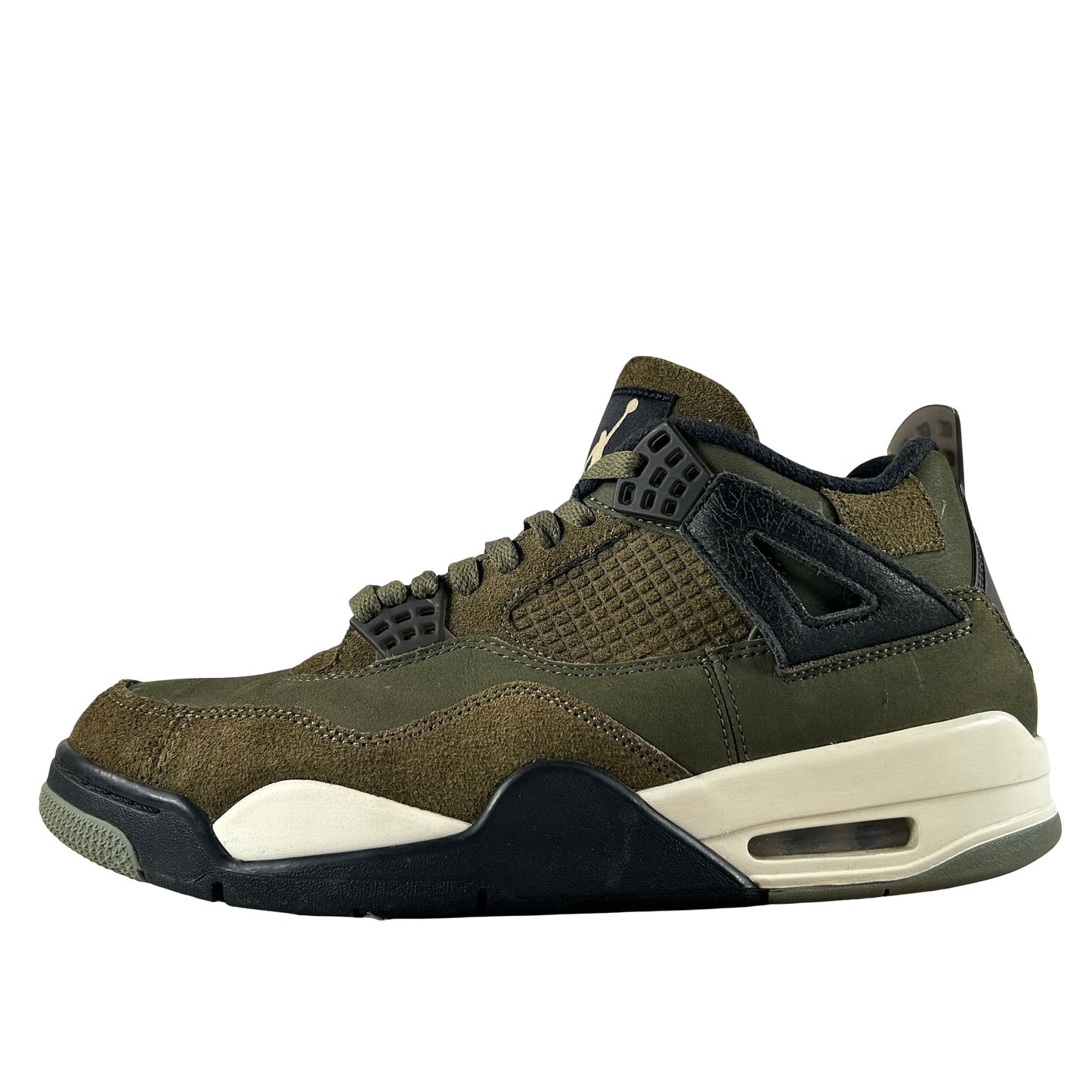 FB9927 200 Air Jordan 4 Craft Medium Olive [USED] - 9.5 M (Used2) (No Box2)