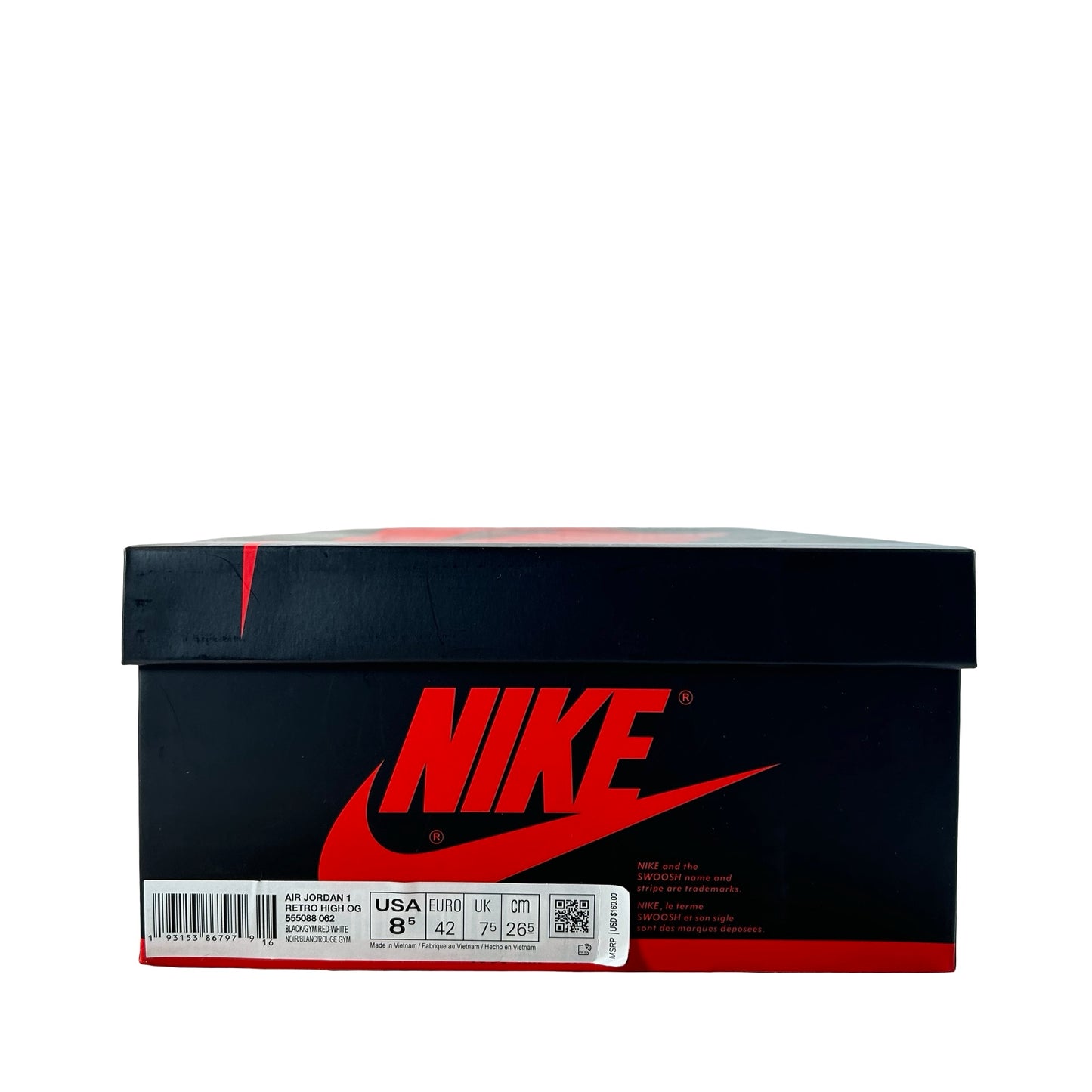 555088 062 Jordan 1 Retro Línea de sangre alta