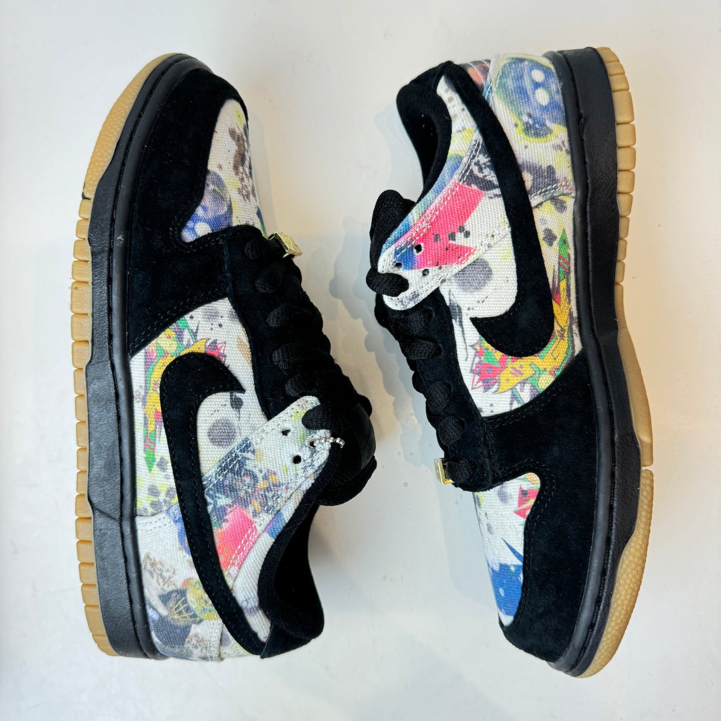 FD8778 001 Nike SB Dunk Low Supreme Rammellzee [USED] - 6 M (Used)