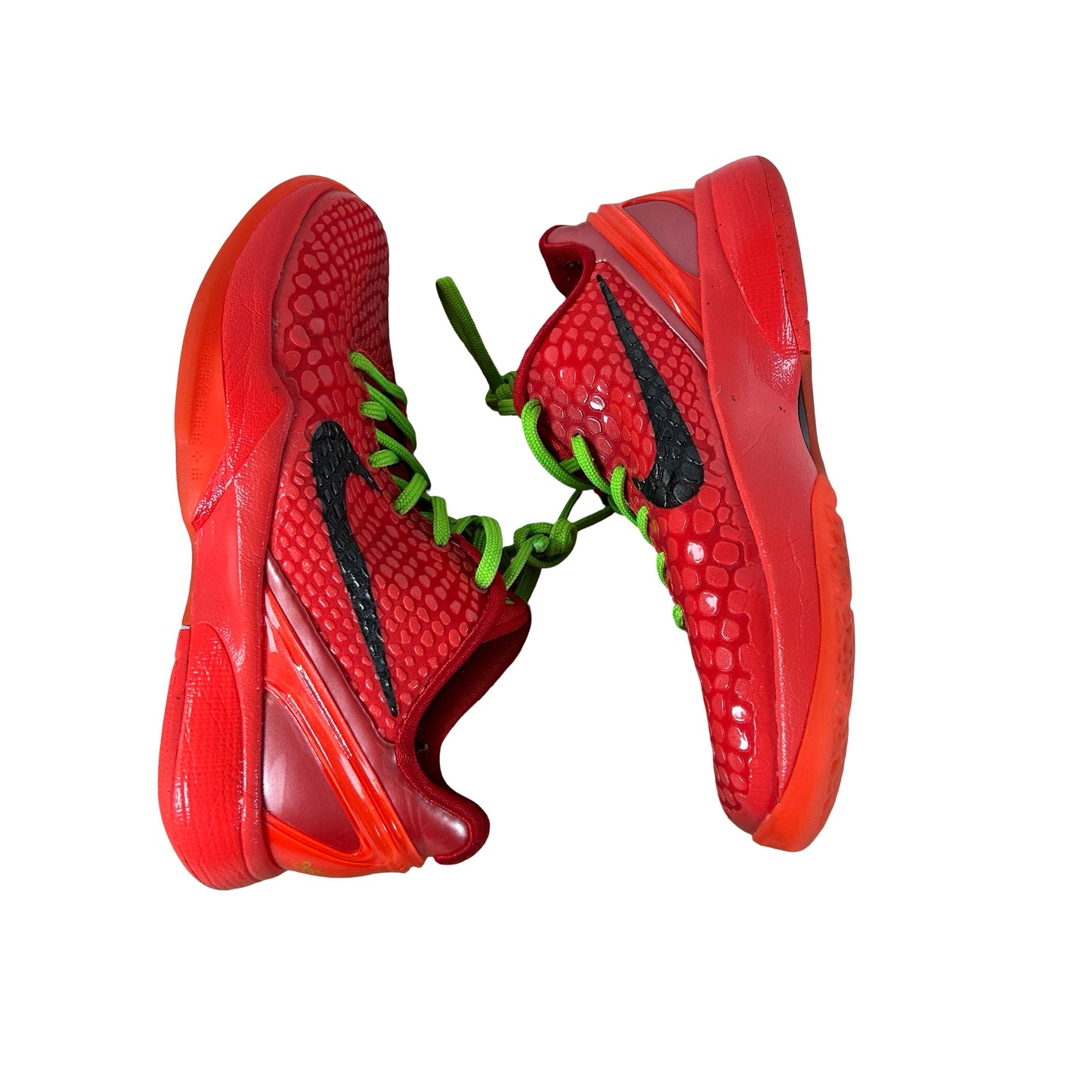 FV9676 600  Nike Kobe 6 Protro Reverse Grinch (GS) [USED] - 4 Y (Used2) (No Box2)