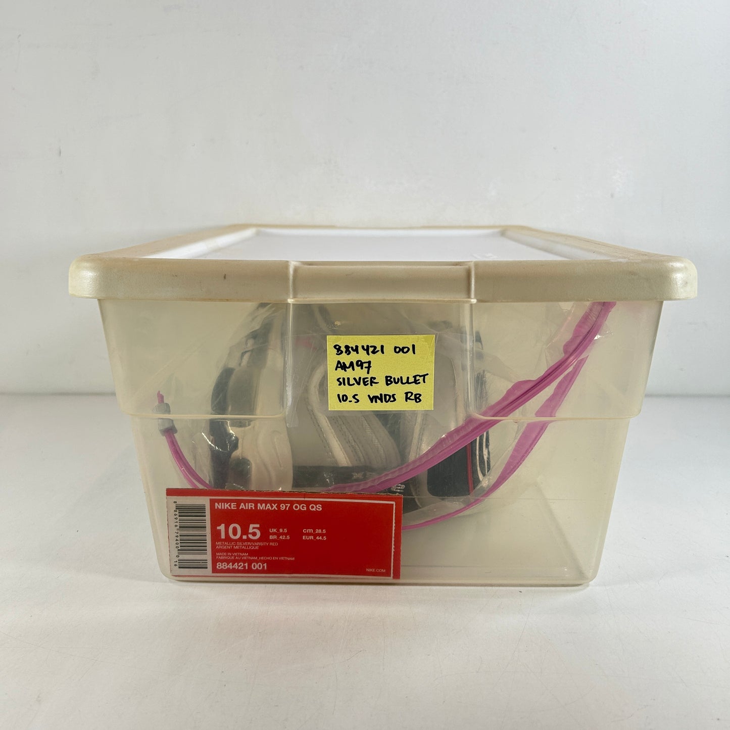 884421 001 Nike Air Max 97 Silver Bullet (2016/2017) [USED] - 10.5 M (VNDS) (Replace Box)