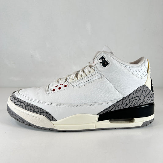 DN3707 100 Jordan 3 Retro White Cement Reimagined [USED] - 9.5 M (Used4)