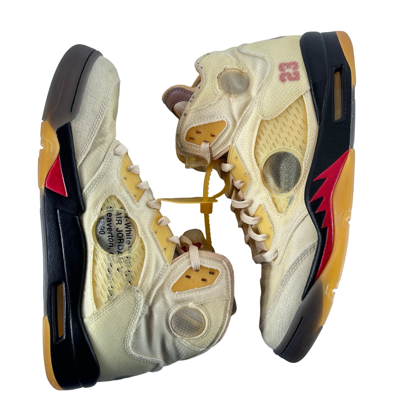 DH8565 100 Jordan 5 Off-White Sail [USED] - 12 M (Used) (No Box)