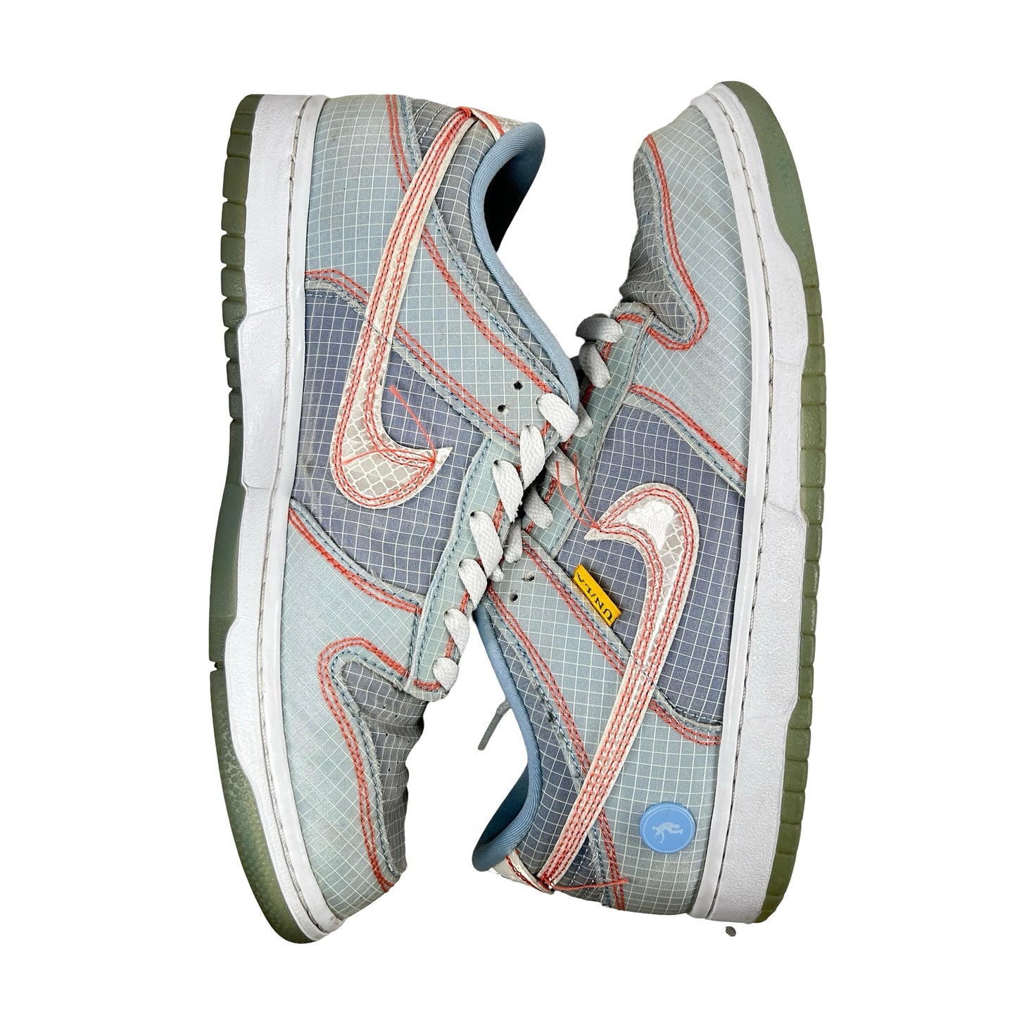 DJ9649 400 Nike Dunk Low Union Passport Pack Argon [USED] - 8 M (Used) (No Box)