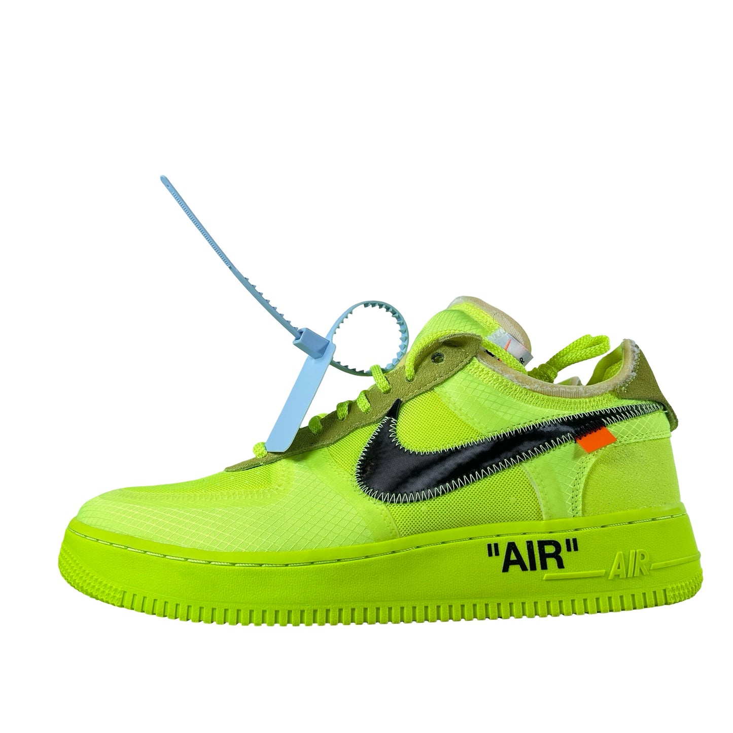 AO4606 700 Nike Air Force 1 Low Off-White Volt [USED] - 10.5 M (VNDS) (Replace Box)