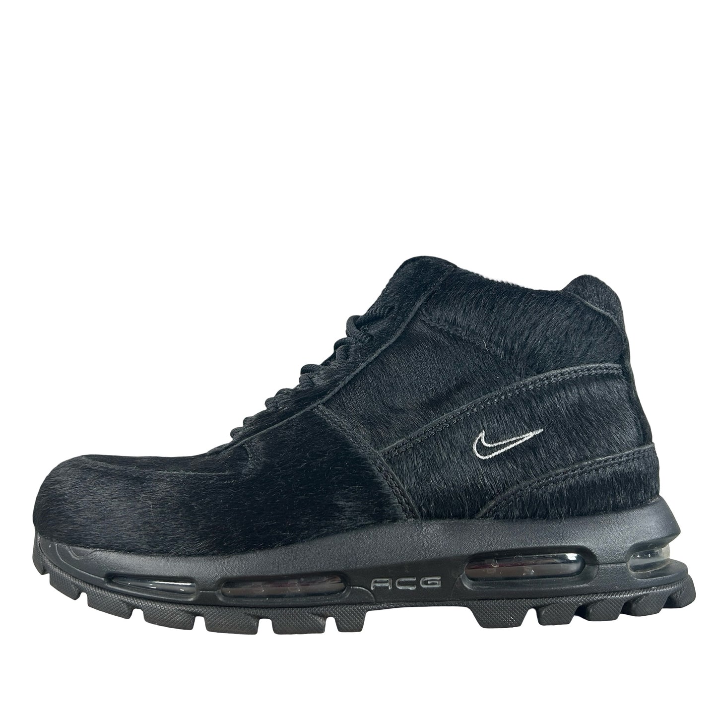IO4635 001 Nike Air Max Goadome Black Pony Hair [USED] - 9.5 M (Used) (No Box)