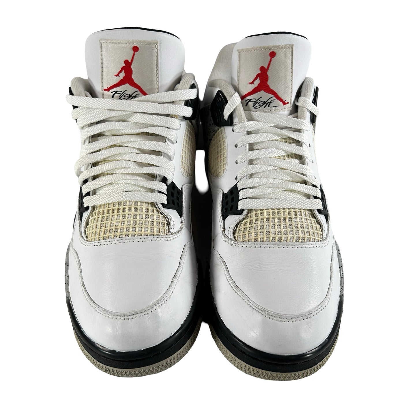 840606 192 Jordan 4 White Cement [USED] - 12 M (Used) (No Box)
