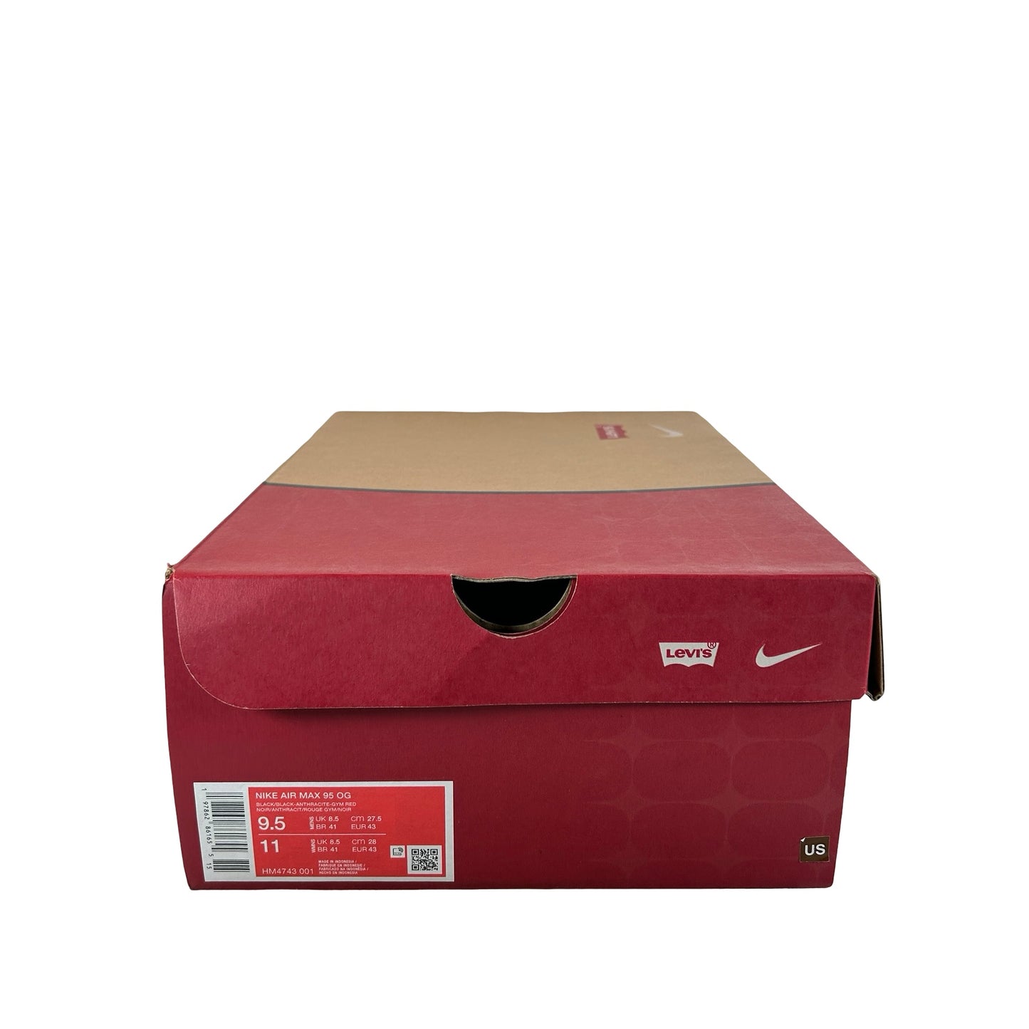HM4743 001 Nike Air Max 95 OG Levis Black [USED] - 9.5 M (Used)