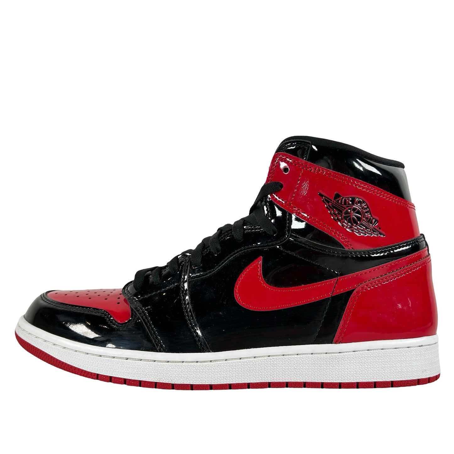 555088 063 Jordan 1 Retro High OG Patent Bred [USED] - 13 M (Used6)