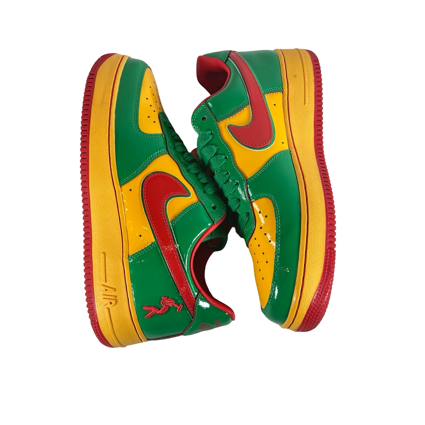 IH4383 300 Nike Air Force 1 Low Lil Yachty Concrete Boys Lucky Green [USED] - 9 M (Used6)