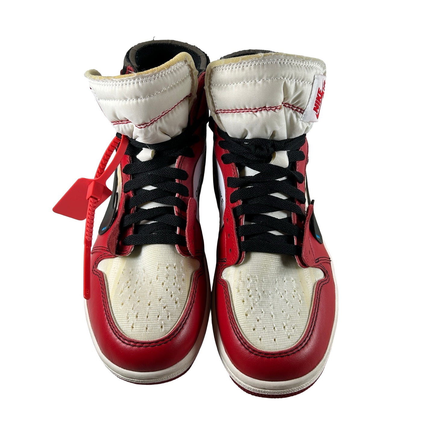 AA3834 101 Jordan 1 Retro High Off-White Chicago - 9 M (Promo Sample) (Yellowing) (No Box)