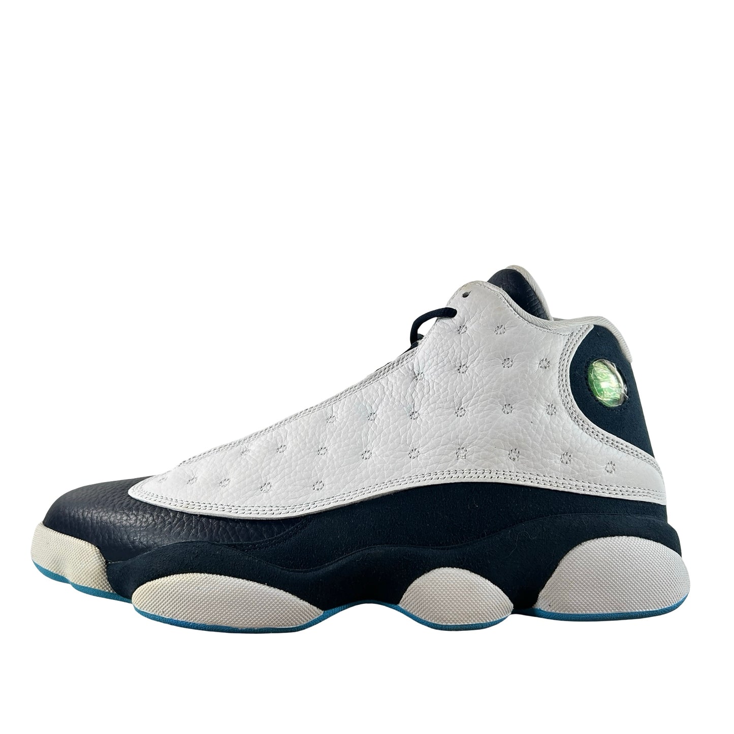 414571 144 Jordan 13 Retro Obsidian Powder Blue White [USED] - 11 M (VNDS) (No Box)