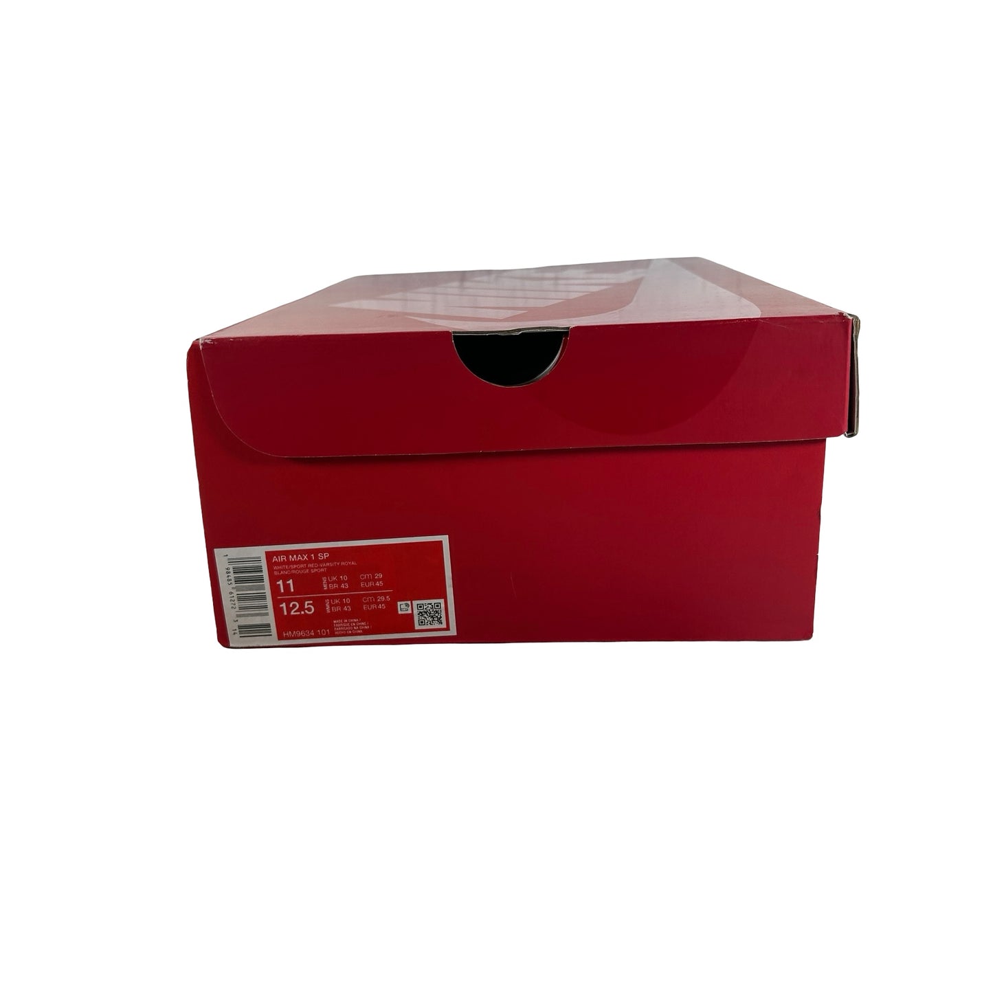 HM9634 101 Nike Air Max 1 Premium Goods Sport Red Varsity Royal [USED] - 11 M (Used)
