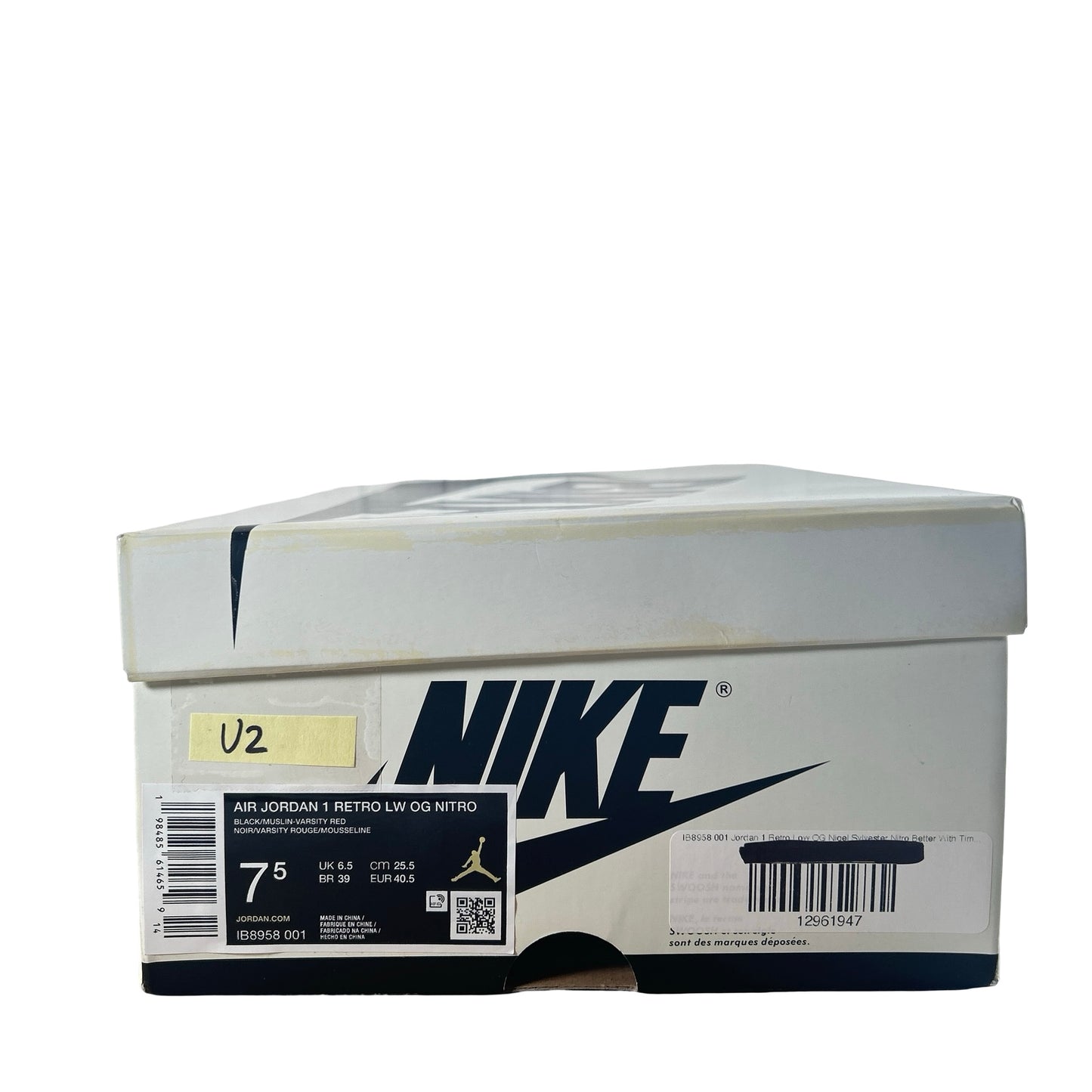 IB8958 001 Jordan 1 Retro Low OG Nigel Sylvester Nitro Better With Time [USED] - 7.5 M (Used2)