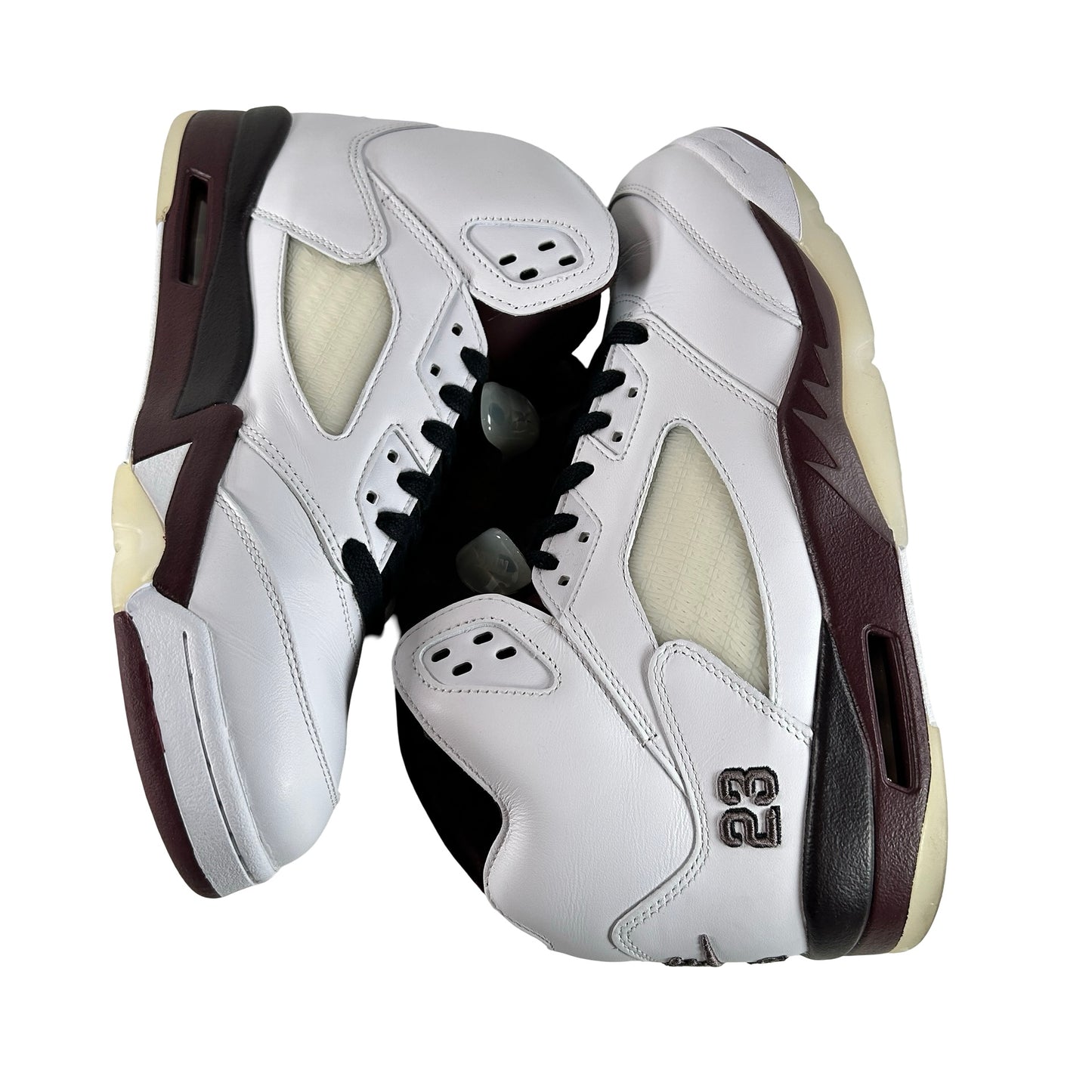 IB1528 100 A Ma Maniére Retro Air Jordan 5 Violet Ore Burgundy Crush (USED) - 10.5 M (Used)