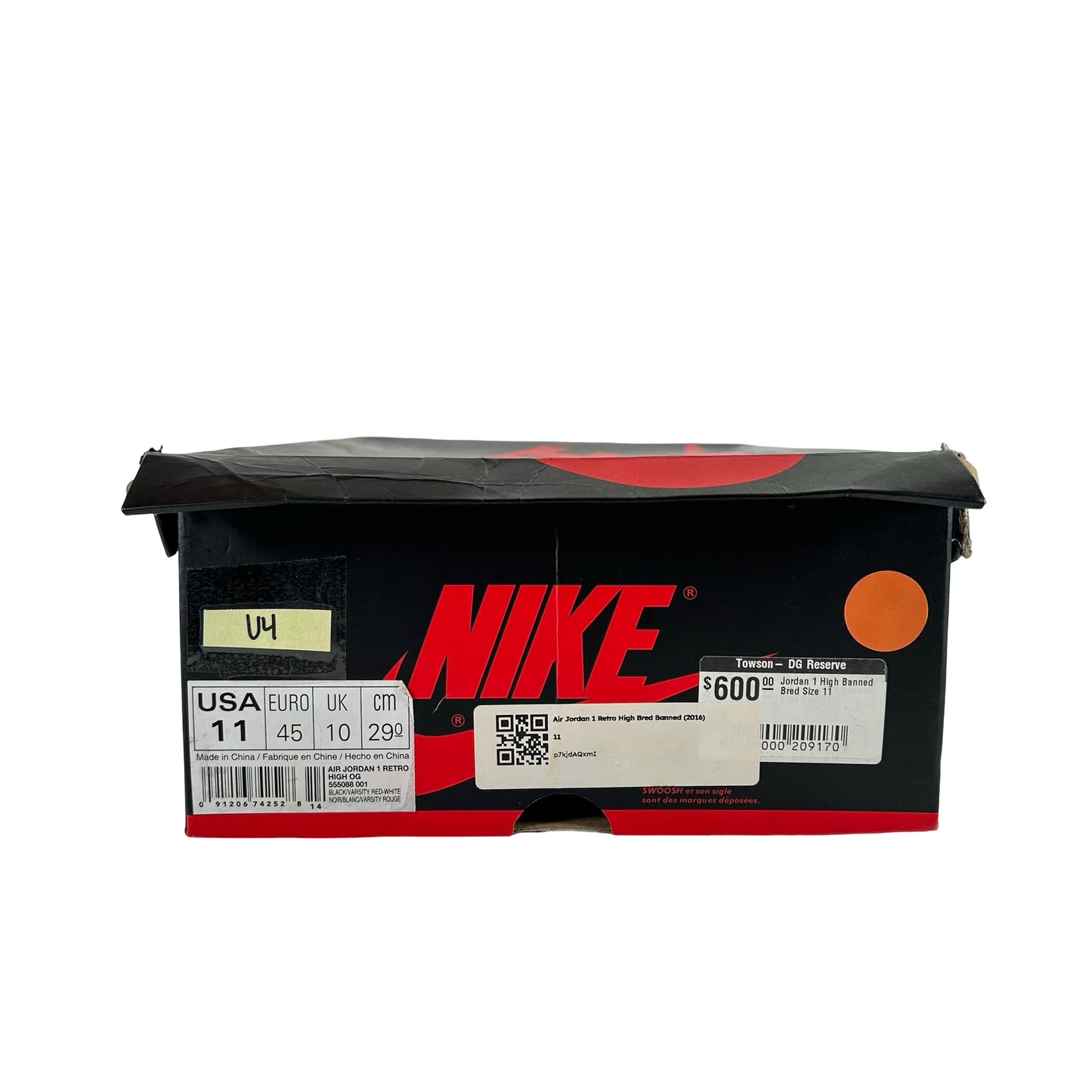 555088 001 Jordan 1 Retro High Bred Banned (2016) [USED] - 11 M (Used4)