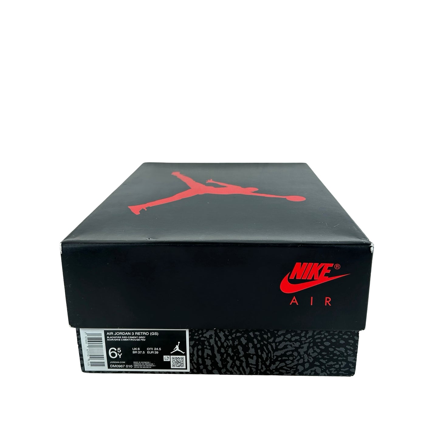 DM0967 010 Jordan 3 Retro Black Cement (2024) (GS) [USED] - 6.5 Y (Used)