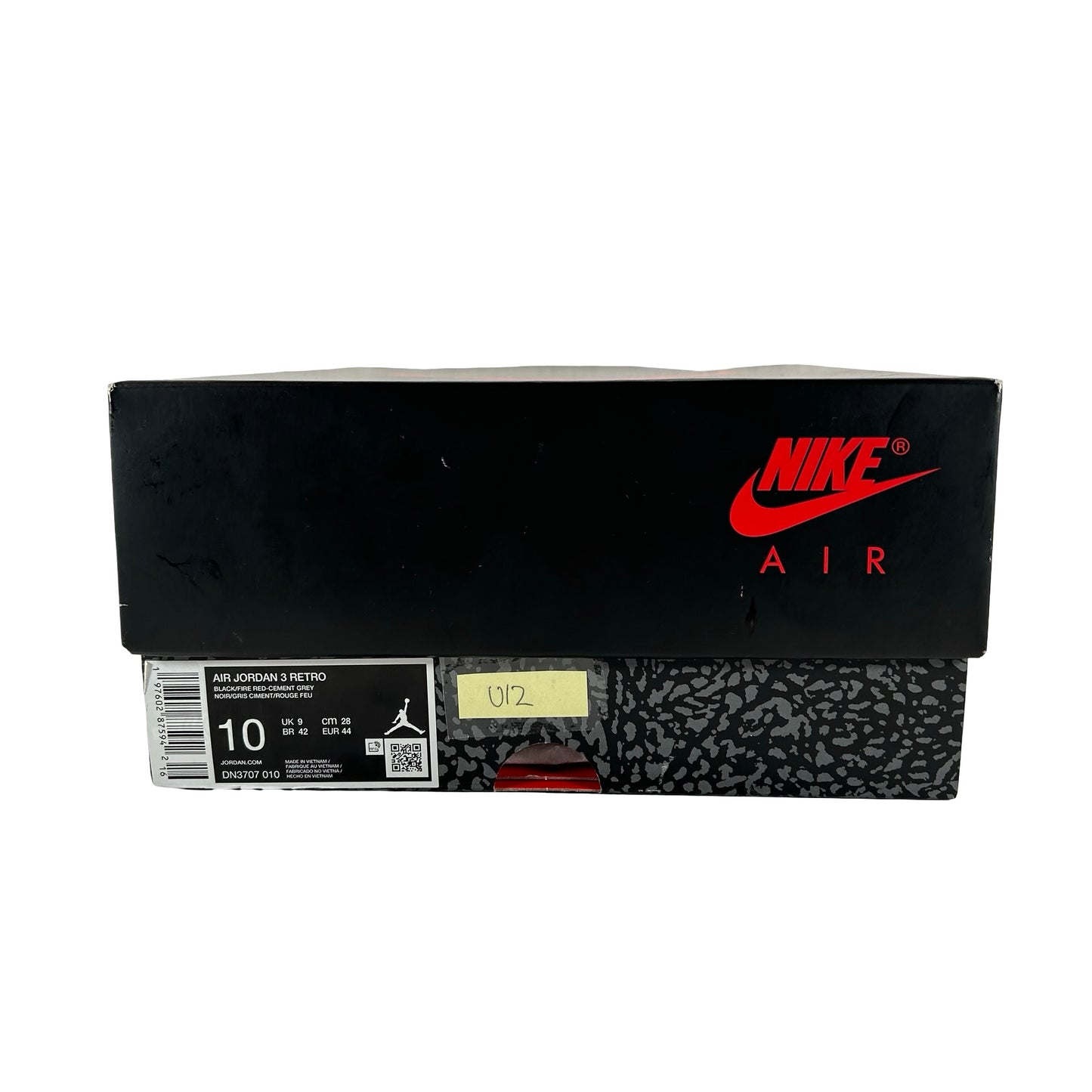 DN3707 010 Jordan 3 Retro Black Cement Reimagined (2024) [USED] - 10 M (Used12)