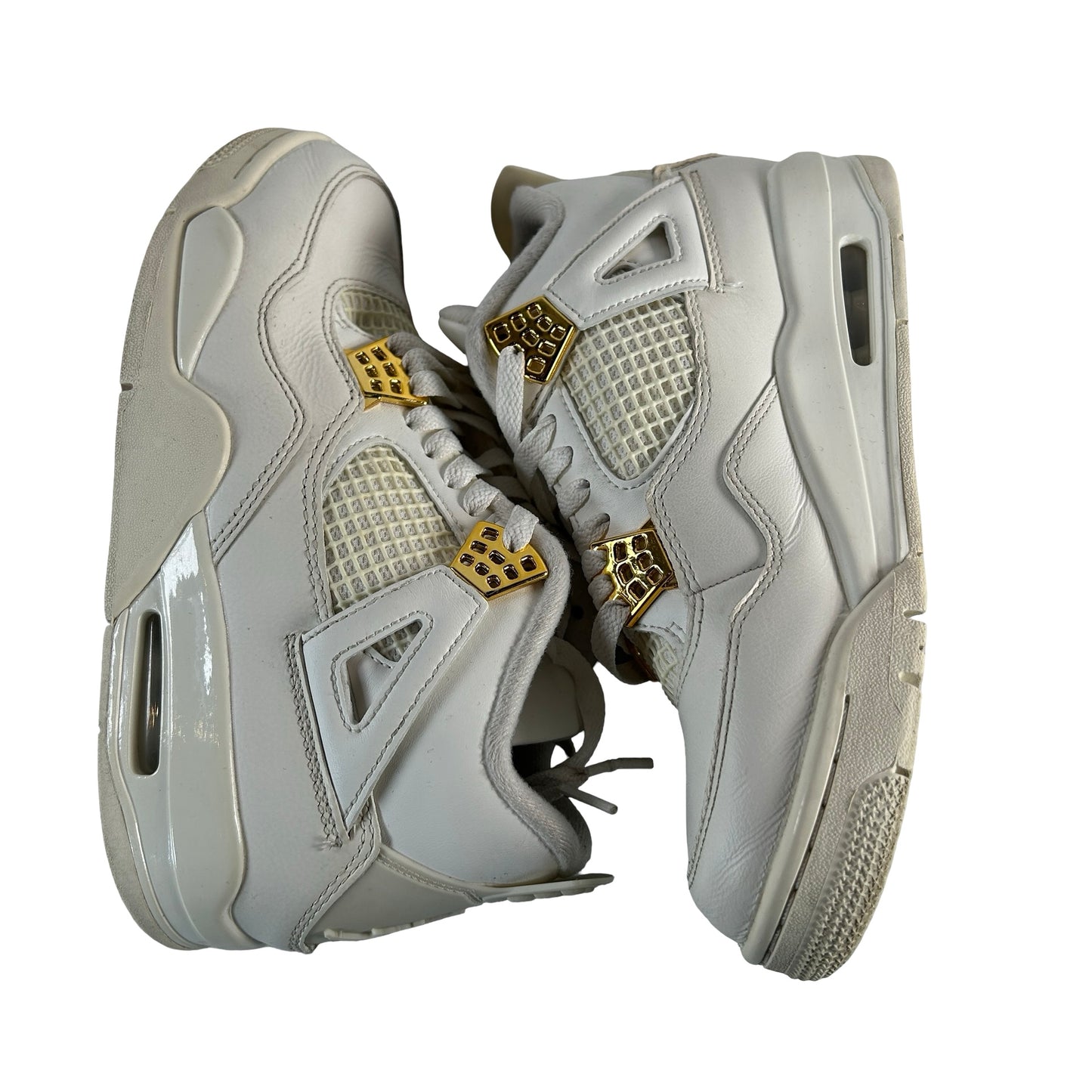 AQ9129 170 Jordan 4 Retro Metallic Gold (W) [USED] - 7 W (Used2)
