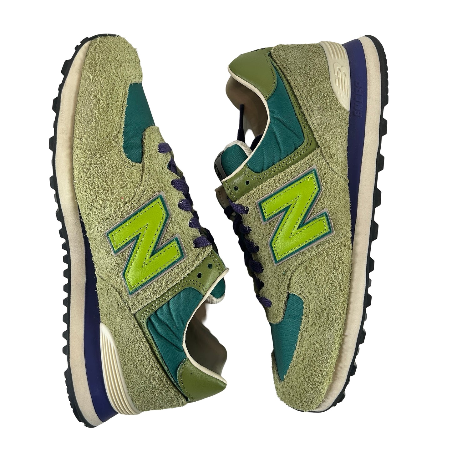 ML574RAU New Balance 574 Stray Rats Green [USED] - 11 M (Used)