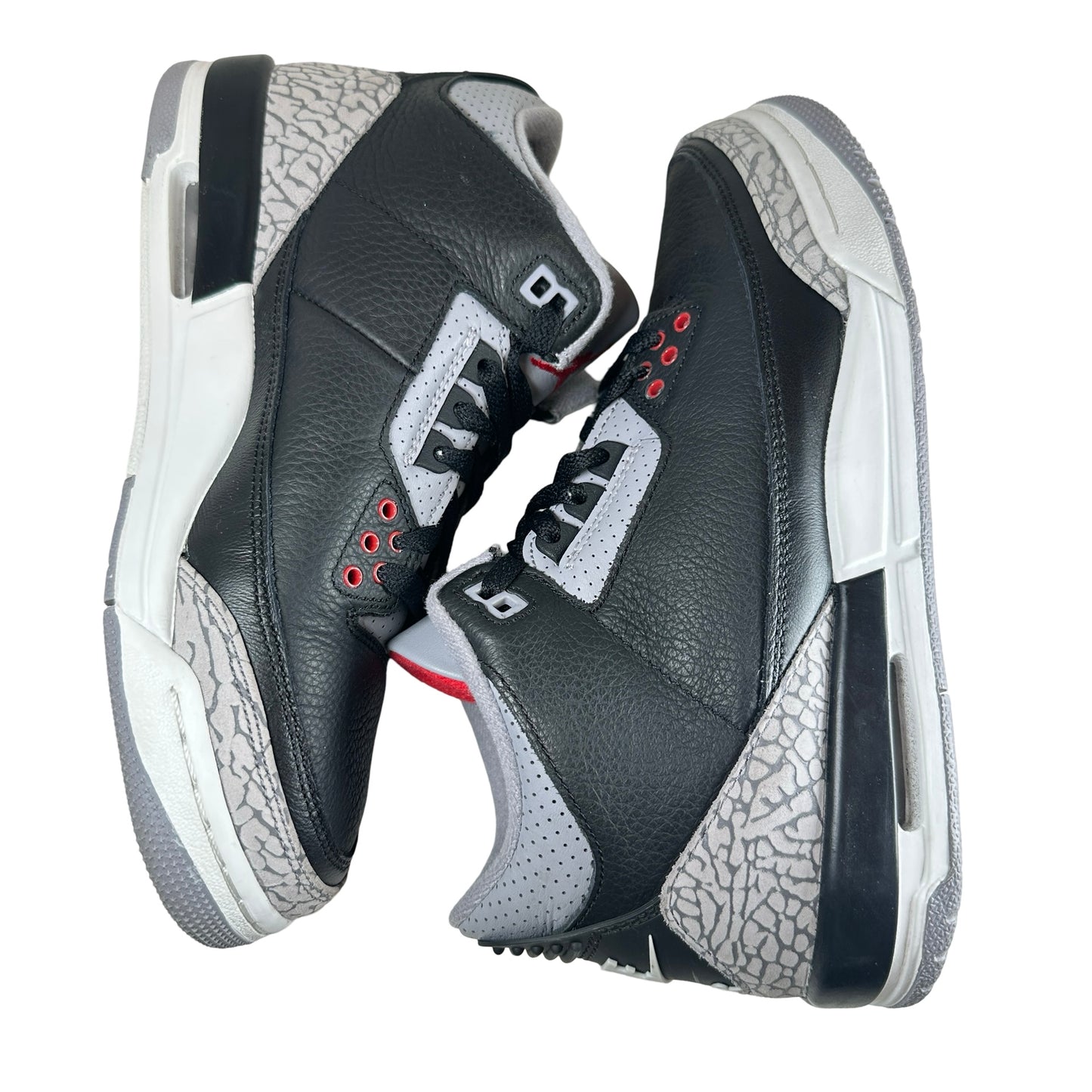 DM0967 010 Jordan 3 Retro Black Cement (2024) (GS) [USED] - 7Y (Used) (No Box)