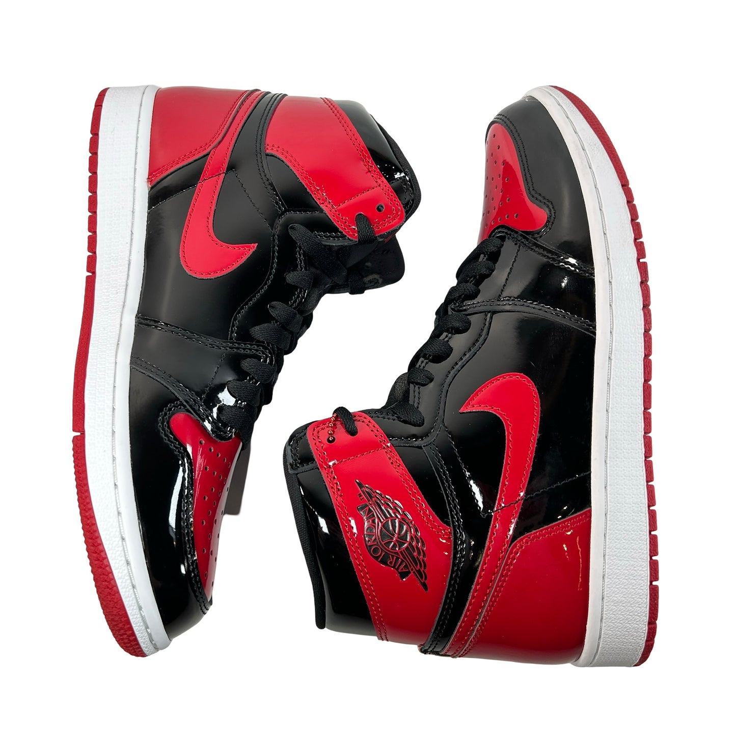 555088 063 Jordan 1 Retro High OG Patent Bred [USED] - 9 M (VNDS)