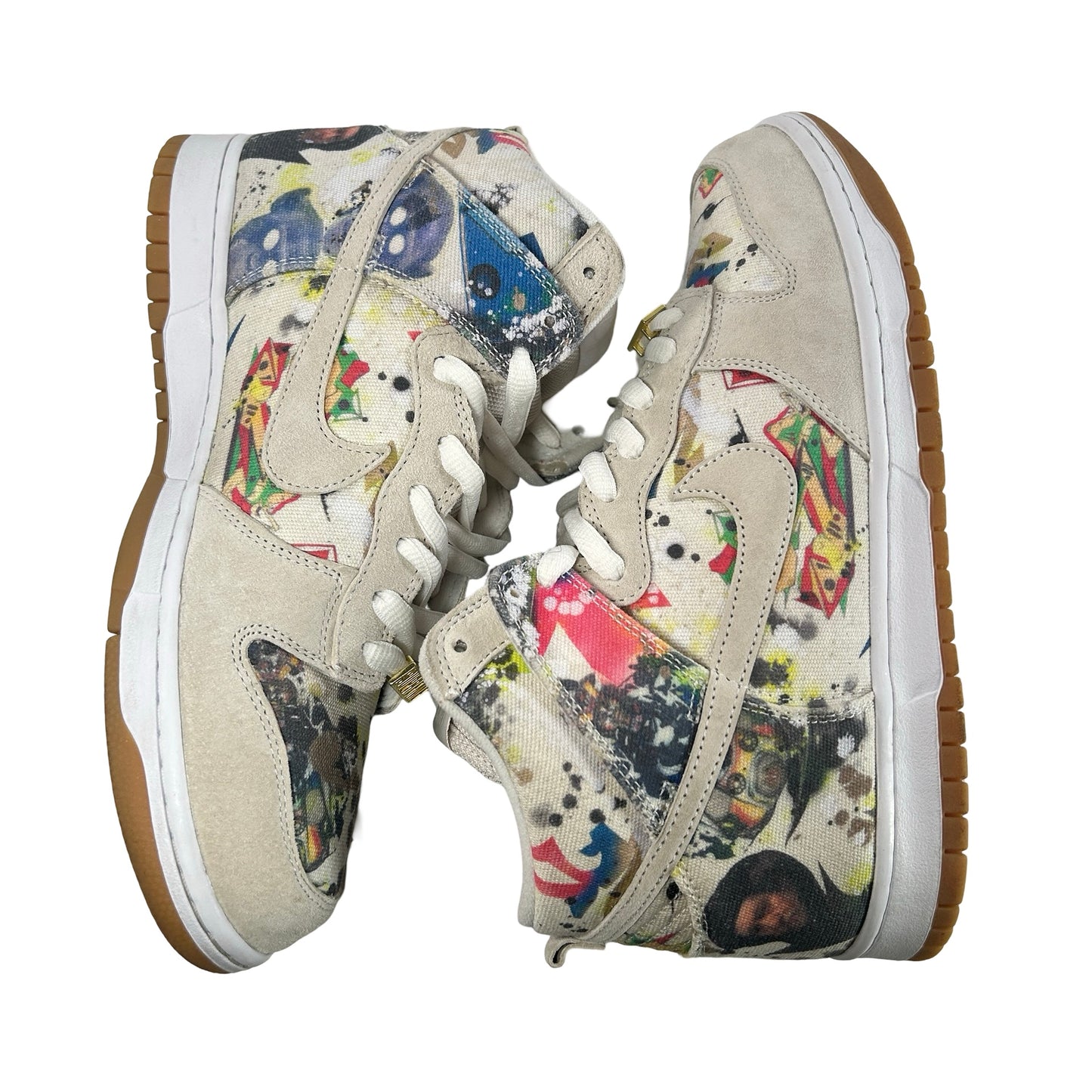FD8779 100 Nike SB Dunk High Supreme Rammellzee [USED] - 10 M (Used2)