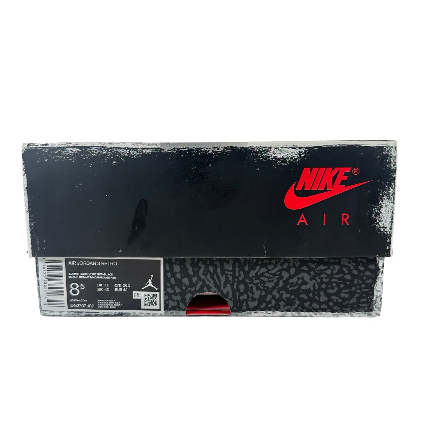 DN3707 100 Jordan 3 Retro White Cement Reimagined [USED] - 8.5 M (Used10)
