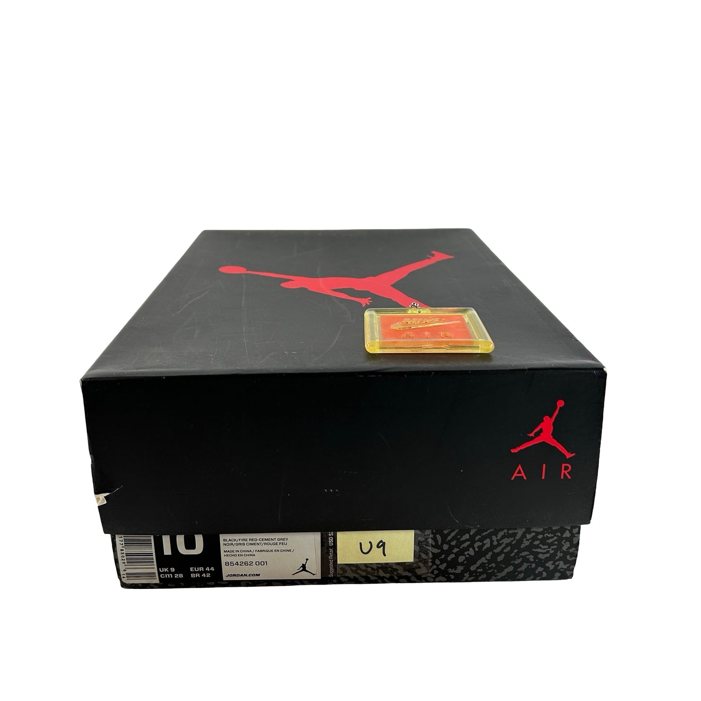 854262 001 Jordan 3 Black Cement 2018 [USED] - 10 M (Used9)
