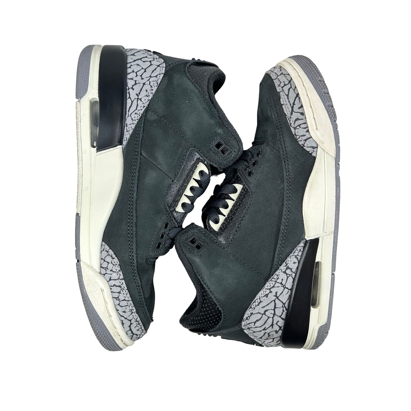 CK9246 001 Jordan 3 Retro Off Noir (Women's) [USED] - 5.5 W (Used)