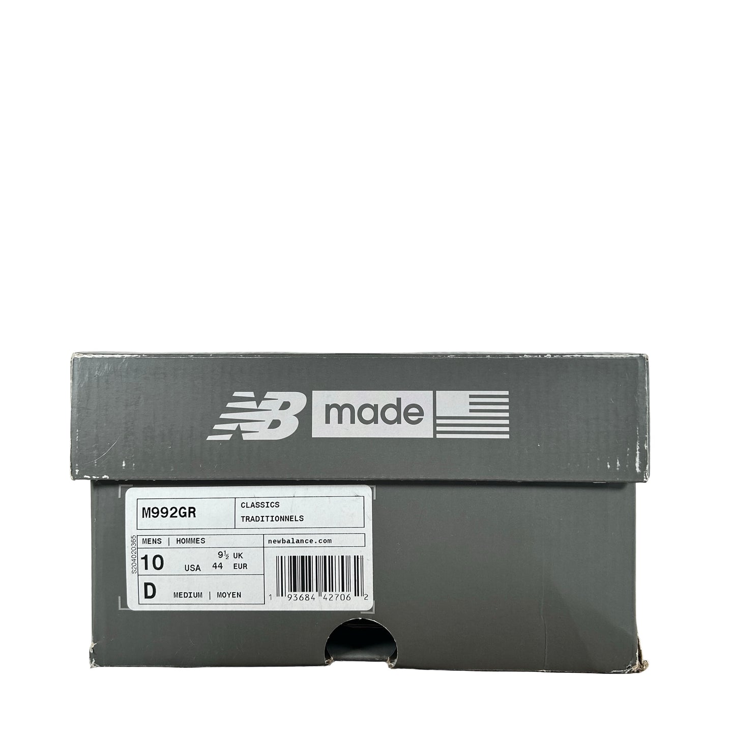 M992GR New Balance 992 Grey [USED] - 10 M (Used)