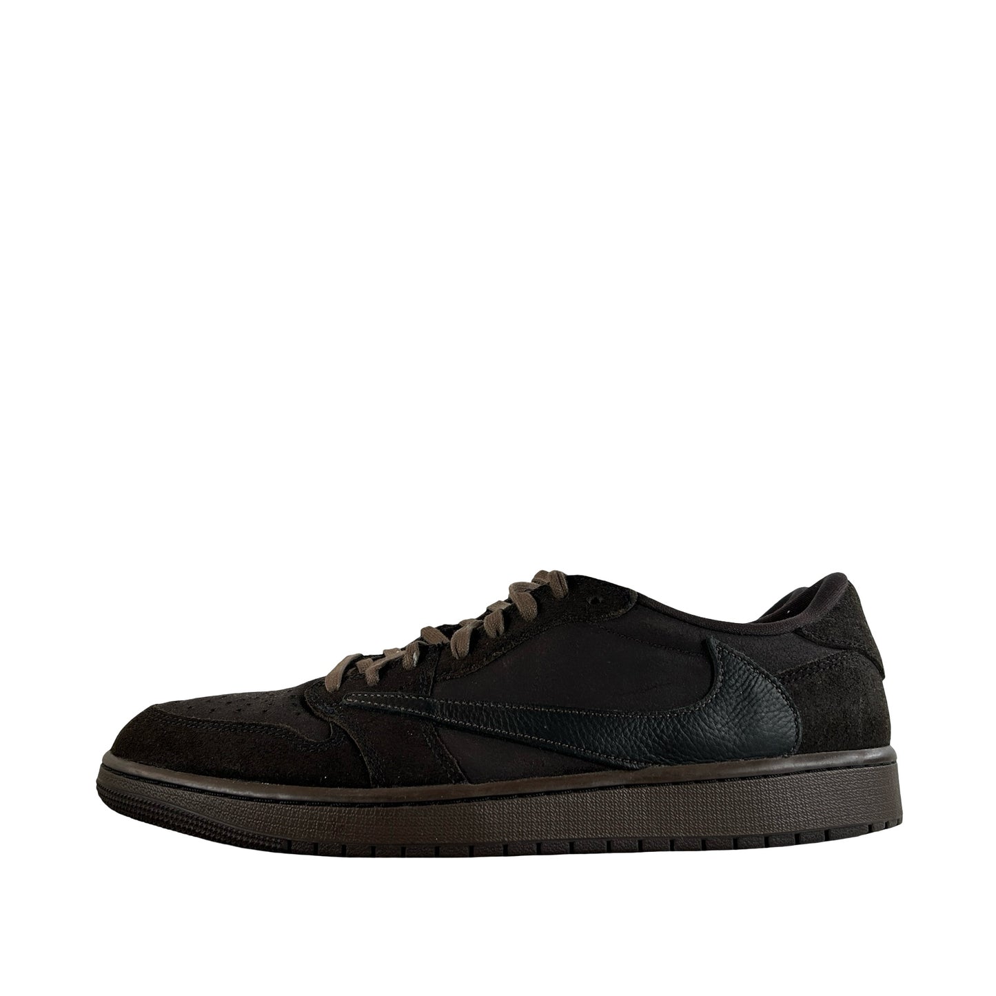 DM7866 202 Jordan 1 Retro Low OG SP Travis Scott Velvet Brown [USED] - 13 M (Used7) (No Lid)