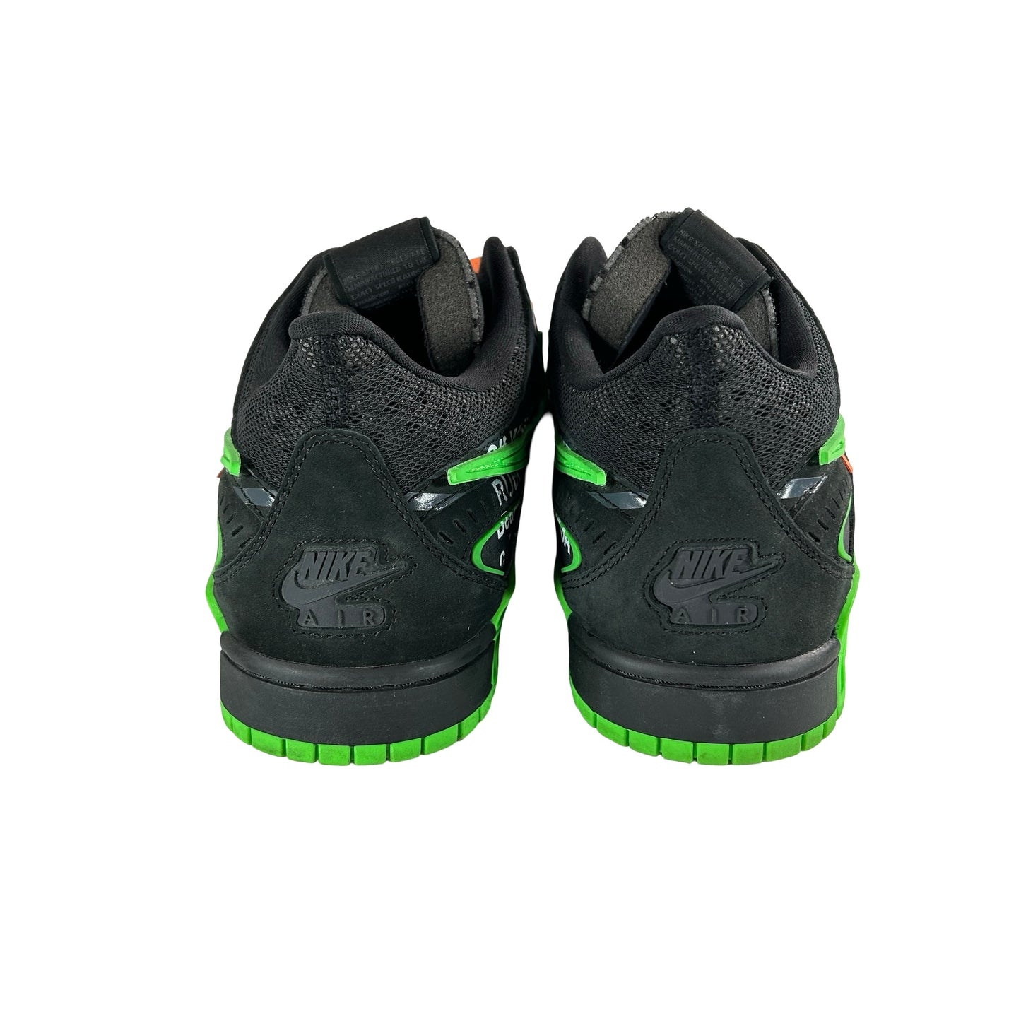 CU6015 001 Nike Air Rubber Dunk Off-White Green Strike [USED] - 13 M (Used) (No Box)