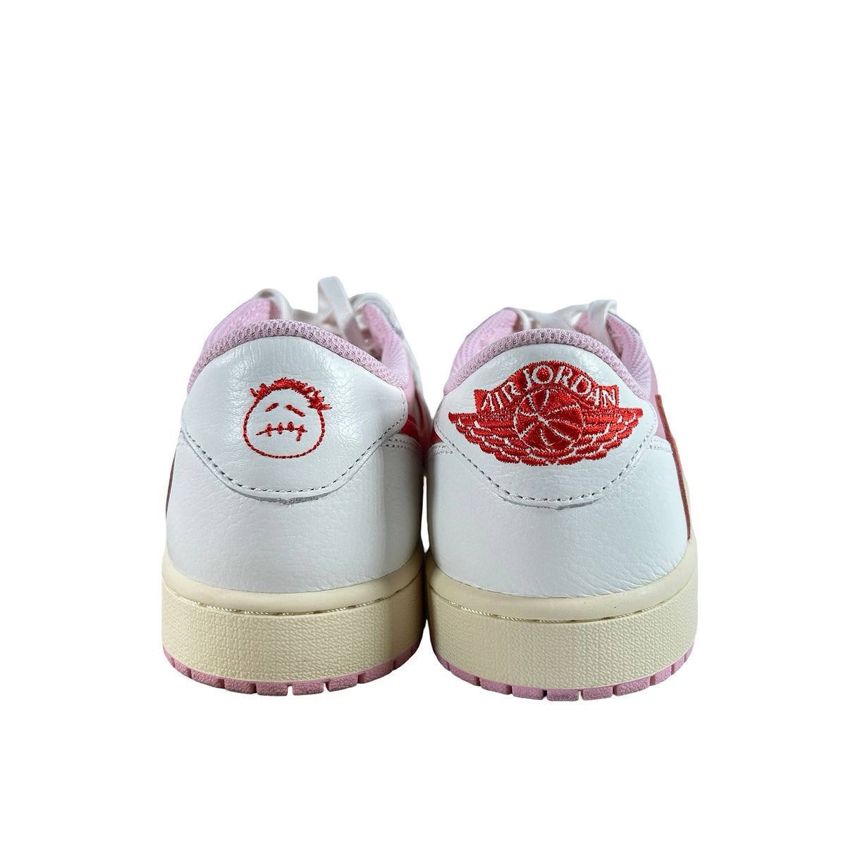 IQ7604 101 Jordan 1 Retro Low OG SP Travis Scott Sail Tropical Pink [USED] - 9 M (Used3)
