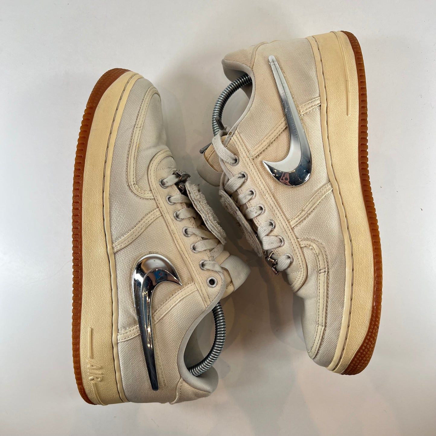 AQ4211 101 Nike Air Force 1 Low Travis Scott Sail [USED] - 10 M (Used)