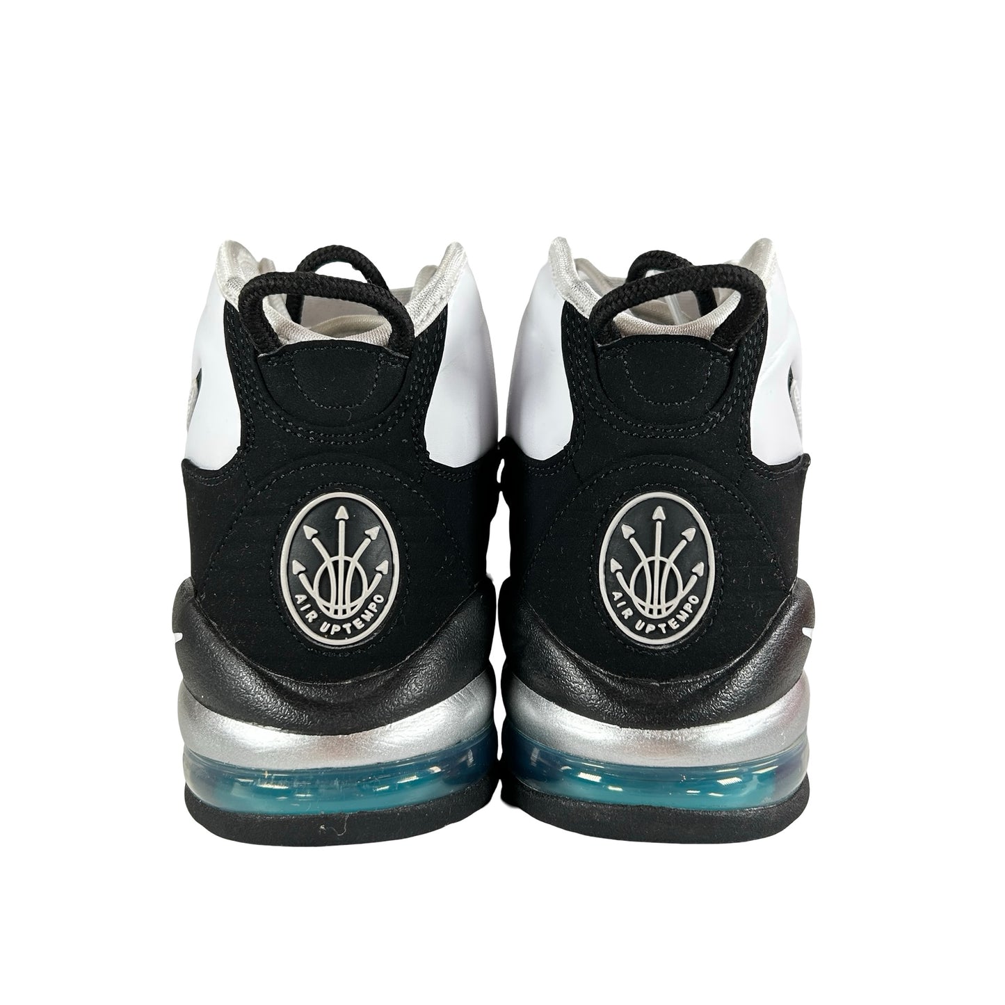 311090 100 Nike Air Max Uptempo 95 White Black Teal [USED] - 8 M (Used)