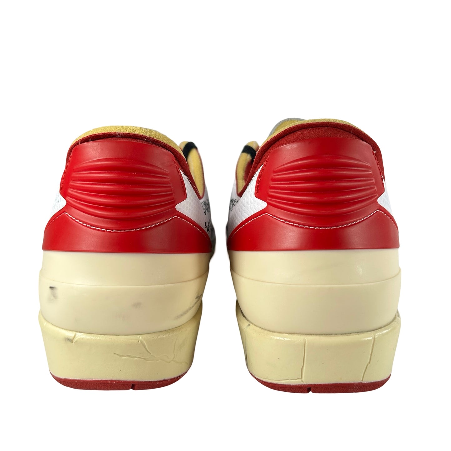 DJ4375 106 Jordan 2 Retro Low SP Off-White White Red [USED] - 12 M (Used2)
